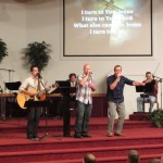 Jack and Todd Smith with Craig Brown and the band