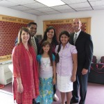 Pastor Tom with Dr. Chelli and family Missionaries to India June 2012