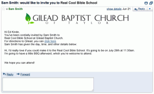 You're invited to Real Cool Bible School You're invited to Real Cool Bible School